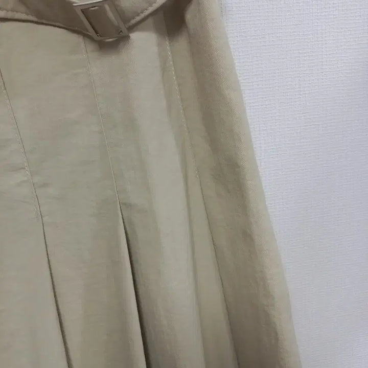 [BUNJANG] Unbranded Beige Long Skirt / 빅사이즈 뒷밴딩 롱스커트 베이지 30