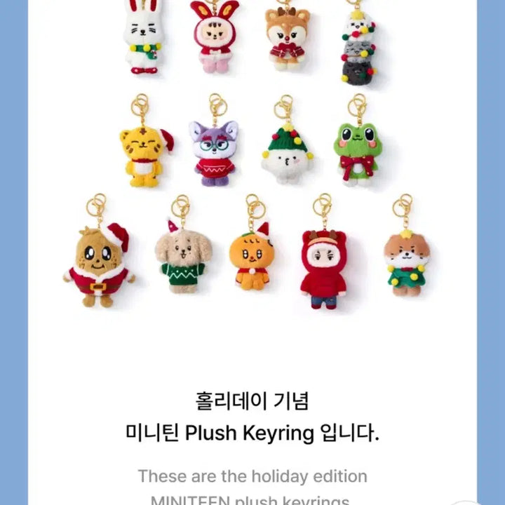 [BUNJANG] SVT Mingyu Kimja Holiday Plush Keyring / svt 세븐틴 미니틴 민규 킴자 홀리데이 플러쉬 키링 양도