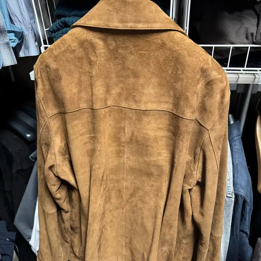 [BUNJANG] Cambridge Members Suede Leather Jacket / 캠브리지 멤버스 스웨이드 가죽 자켓