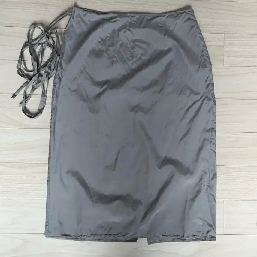 [BUNJANG] Carol Schope Slit Skirt - Gray / 캐롤쇼페 슬릿 스커트 그레이