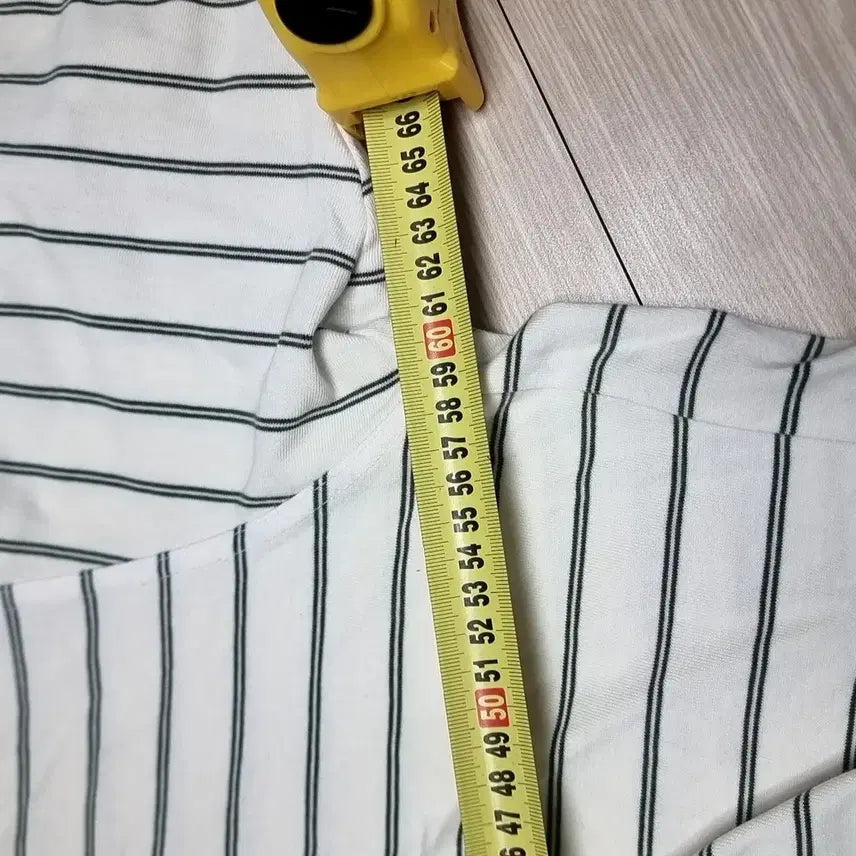 [BUNJANG] Nike Stripe Polo Shirt (100) / 80s 한국제 나이키 스트라이프 반팔 폴로티 U 로고(100)