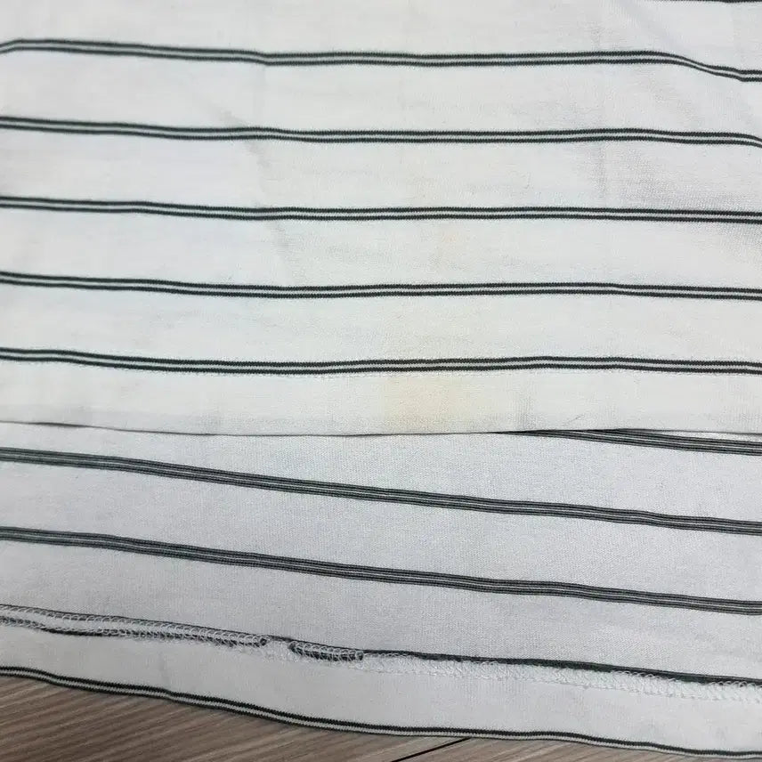 [BUNJANG] Nike Stripe Polo Shirt (100) / 80s 한국제 나이키 스트라이프 반팔 폴로티 U 로고(100)