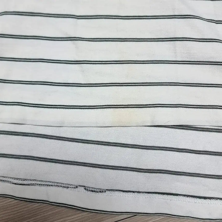 [BUNJANG] Nike Stripe Polo Shirt (100) / 80s 한국제 나이키 스트라이프 반팔 폴로티 U 로고(100)