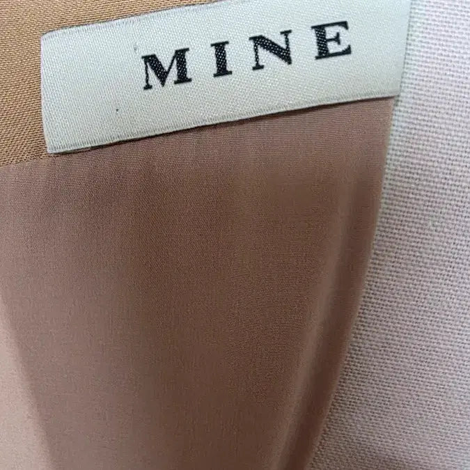 [BUNJANG] Hanssem Mine Pearl Button Flare Dress / (44~정55사이즈)한섬 마인 진주 플레어 원피스