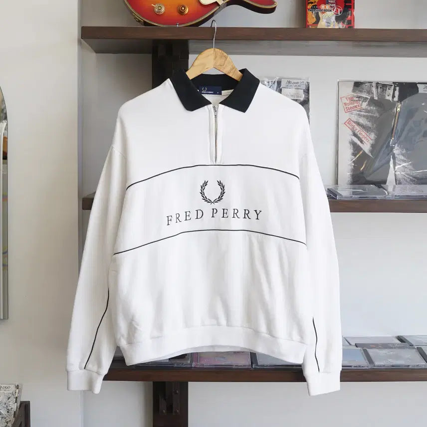 [BUNJANG] Fred Perry Zip-Up Sweatshirt / 프레드 페리 집업 스웻 셔츠 110 사이즈