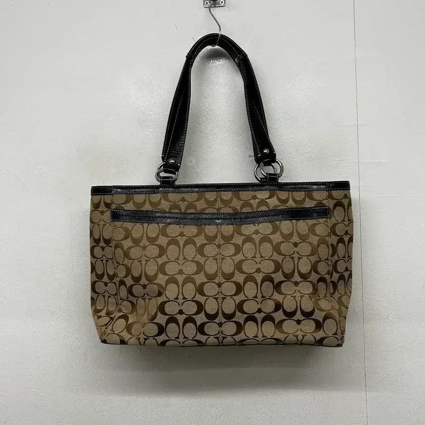 [BUNJANG] Coach Signature Shoulder Bag Brown / 코치 시그니처 숄더백 브라운