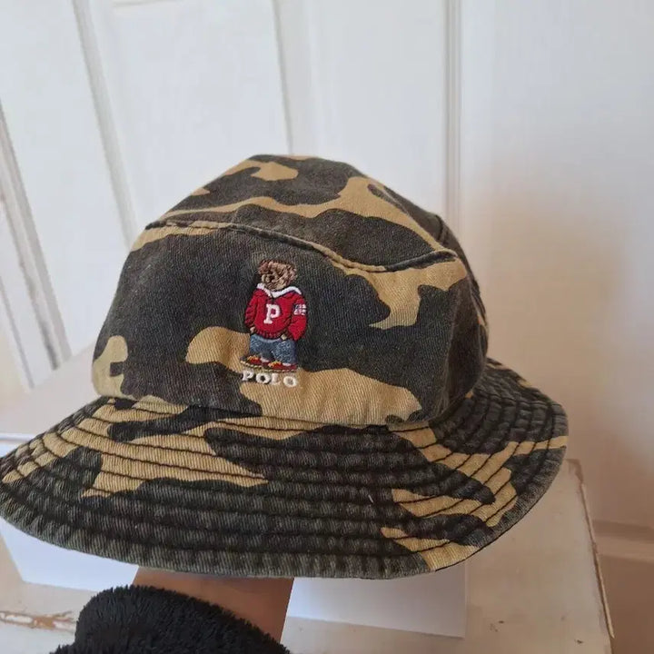 [BUNJANG] Ralph Lauren Camouflage Bucket Hat (Polo Bear) / 정-랄프로렌 카모플라쥬 버킷햇(폴로베어)