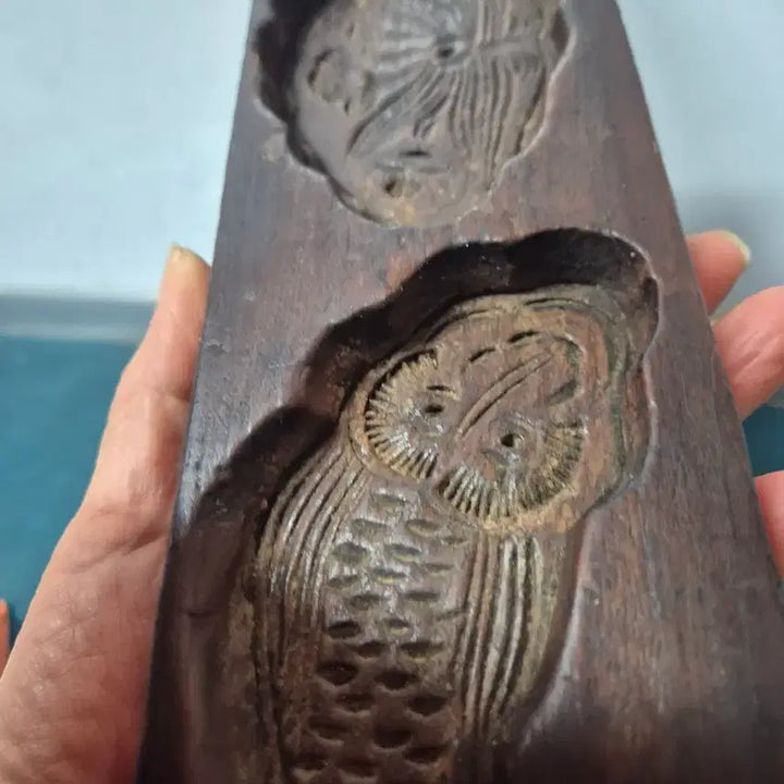 [BUNJANG] Fish and Lotus Pattern Dasik Plate / 물고기연꽃다식판&amp;떡살