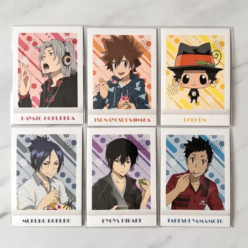 [BUNJANG] Katekyo Hitman Reborn! Pashacollection Vol. 1 Polaroid Dessert Bundle Set / 가정교사 히트맨 리본 가히리 파샤코레 1탄 폴라로이드 디저트 1세트(일괄