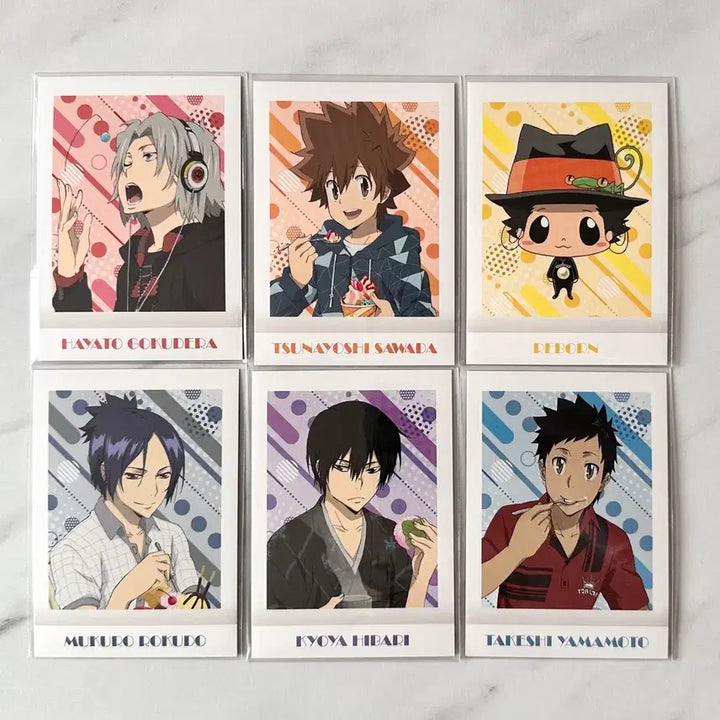 [BUNJANG] Katekyo Hitman Reborn! Pashacollection Vol. 1 Polaroid Dessert Bundle Set / 가정교사 히트맨 리본 가히리 파샤코레 1탄 폴라로이드 디저트 1세트(일괄