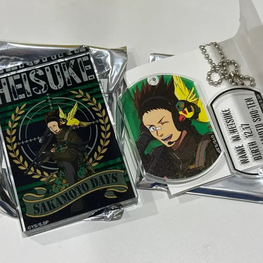 [BUNJANG] Sakamoto Days Heisuke Acrylic Block and Keyring / 사카모토 데이즈 도쿄타워 팝업 헤이스케 키링, 아크릴 블록