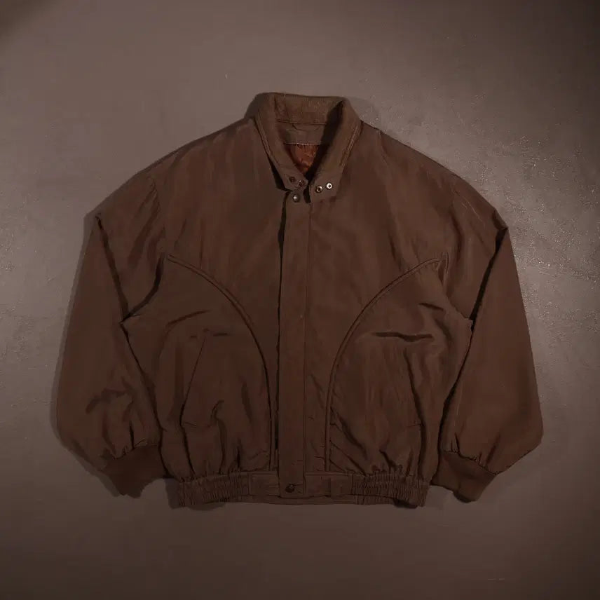 [BUNJANG] Vintage Nylon Bomber Jacket / 일본빈티지 나일론 블루종 봄버자켓 C381