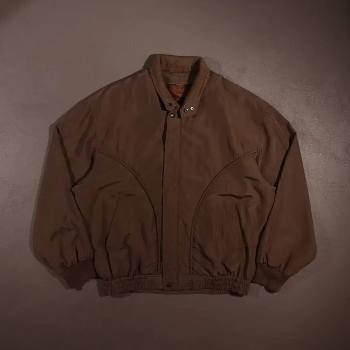 [BUNJANG] Vintage Nylon Bomber Jacket / 일본빈티지 나일론 블루종 봄버자켓 C381
