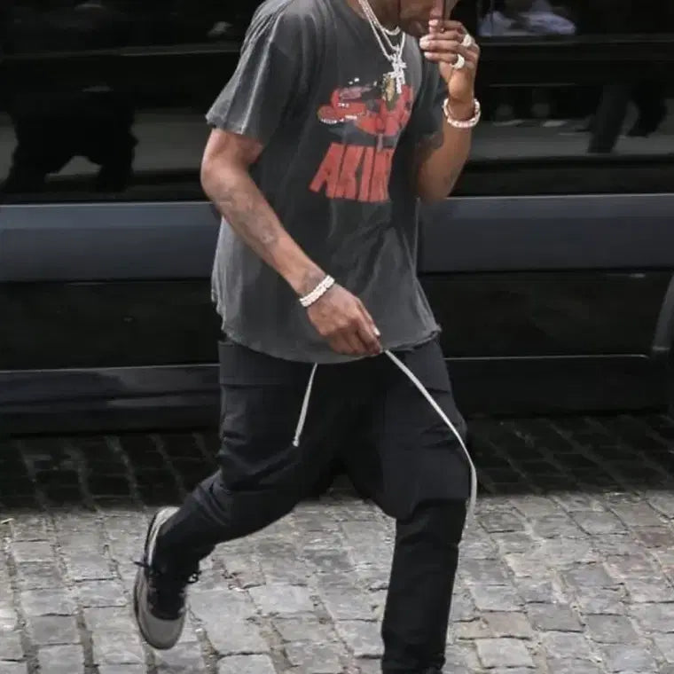 [BUNJANG] Rick Owens Taekwondo Coated Creech Cargo Pants (M) / [m]릭오웬스 태권도 코팅 크리치 카고 팬츠