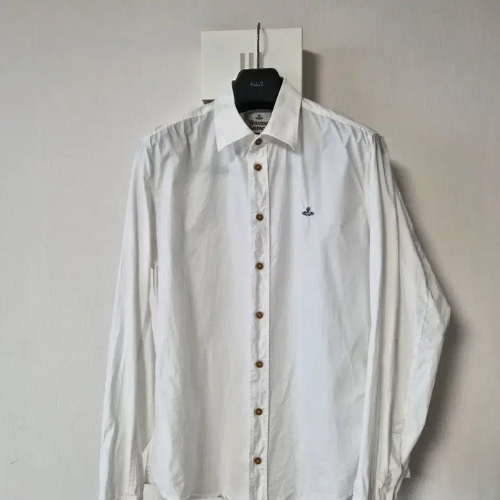 [BUNJANG] Vivienne Westwood White Slim Fit Shirt Size 54 / 비비안웨스트우드 화이트 셔츠 54(슬림100)