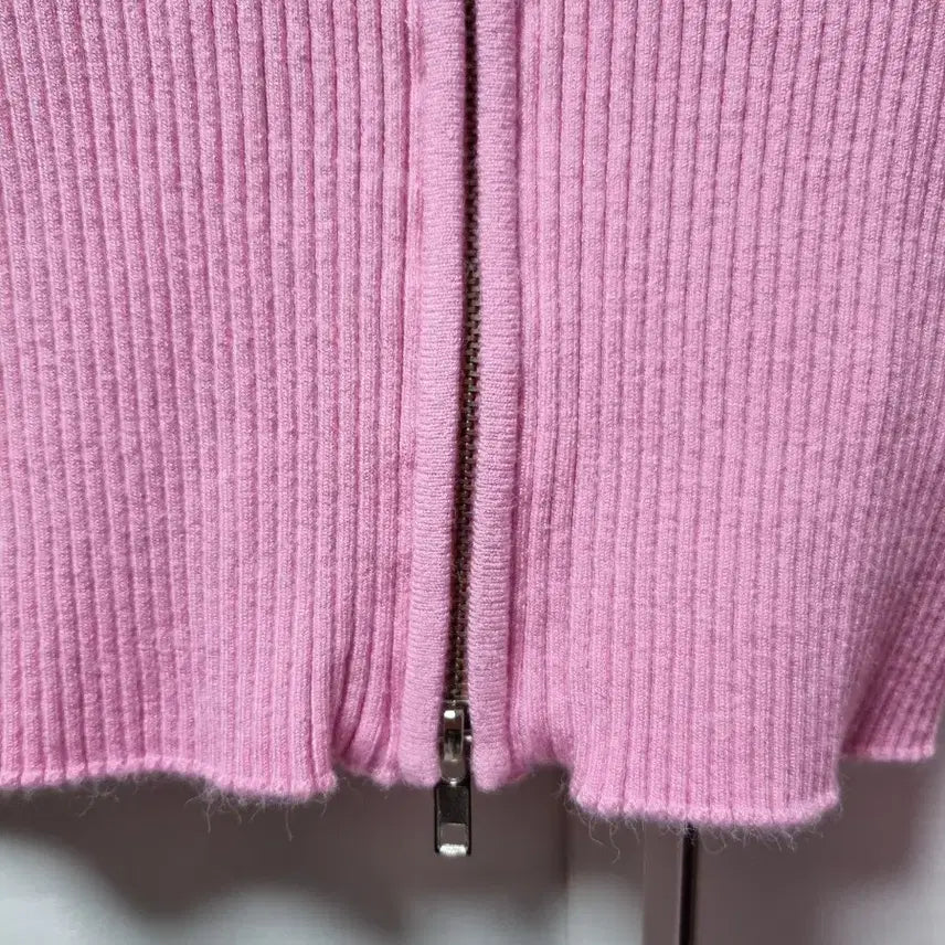[BUNJANG] InstantFunk Knit Zip-up Short Cardigan / 인스턴트펑크 니트 집업 숏 가디건