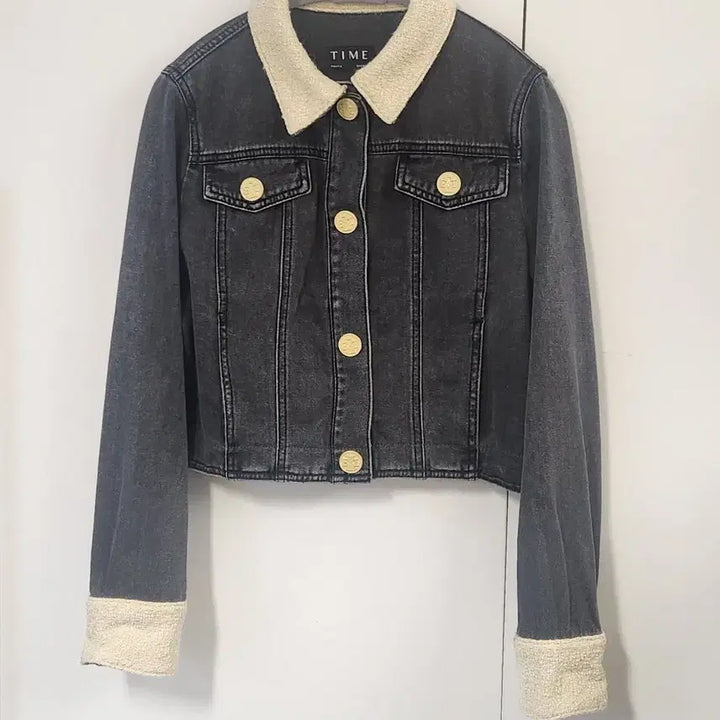 [BUNJANG] Time Tweed Block Denim Jacket / 타임 트위드 블록 데님 자켓  76