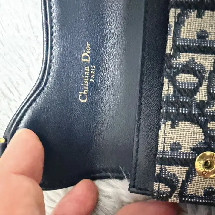 [BUNJANG] Dior Oblique Saddle Card Wallet / 디올 오블리크 새들 카드 지갑 정품