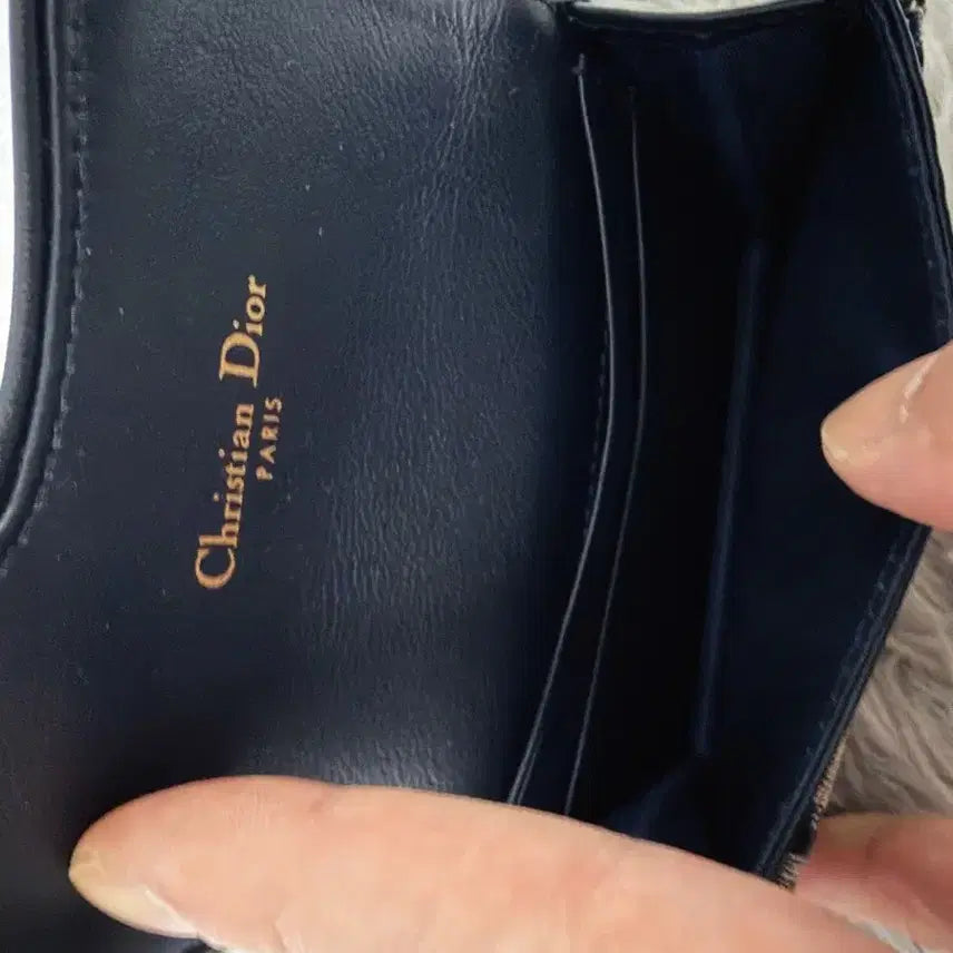[BUNJANG] Dior Oblique Saddle Card Wallet / 디올 오블리크 새들 카드 지갑 정품