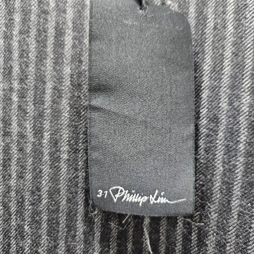 [BUNJANG] 3.1 Phillip Lim Lambskin Mix Wool Shirt XS / 미사용3.1 필립 림(Phillip Lim) 양가죽 믹스 울 셔츠 xs(