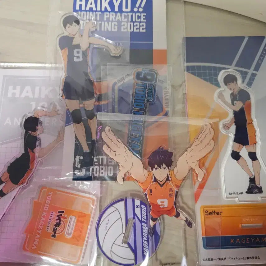 [BUNJANG] Haikyuu Kageyama Acrylic Stand (4-Piece Set) / 하이큐 카게야마 아크릴스탠드 4종
