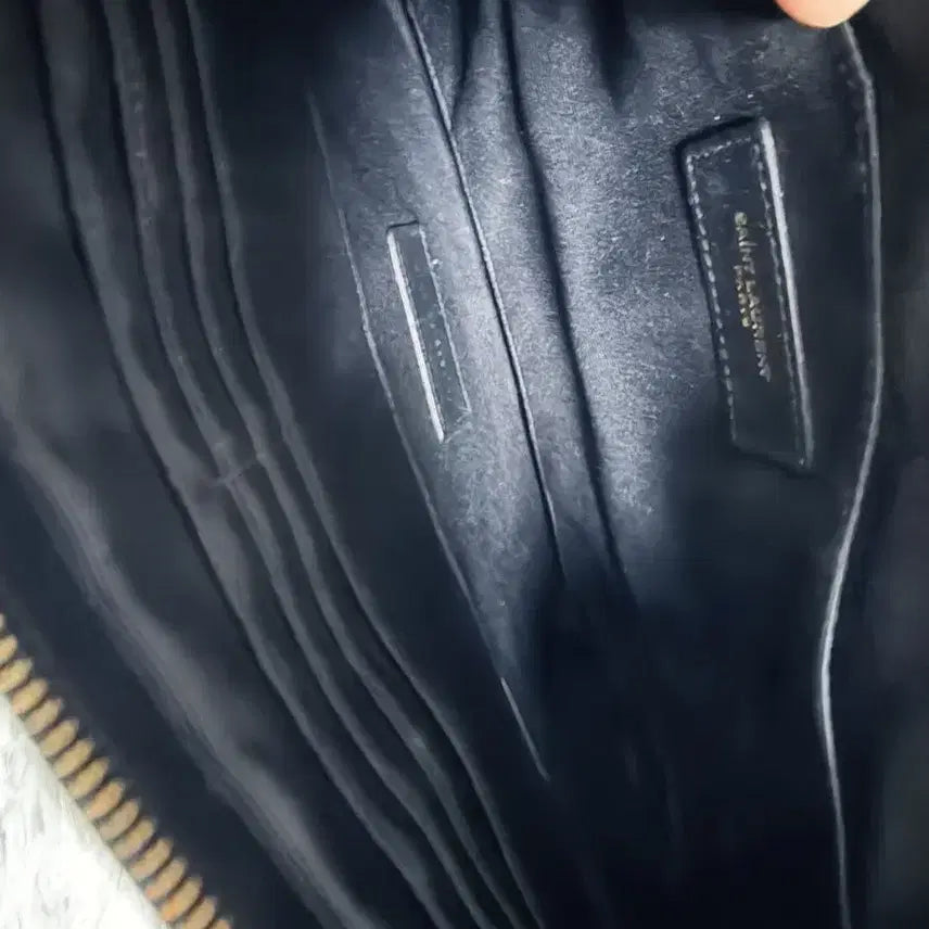 [BUNJANG] Saint Laurent Matelasse Clutch Black Gold / 생로랑 마틀라세 클러치 블랙 금장 정품