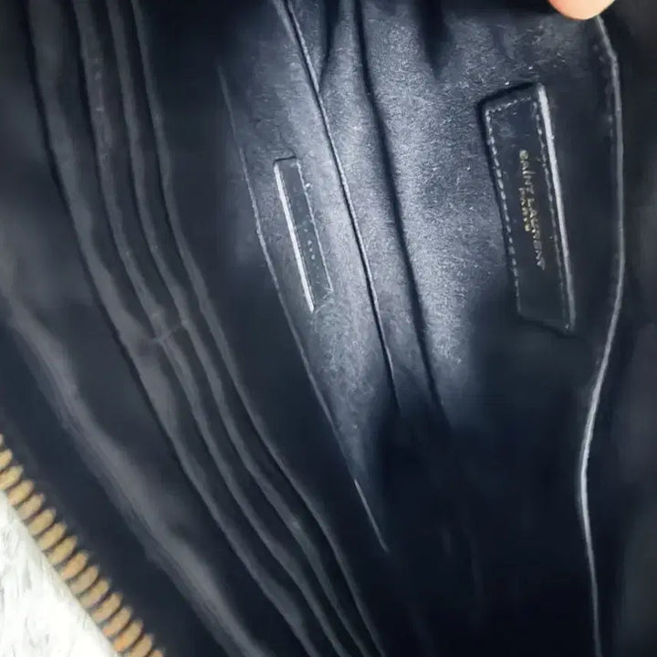 [BUNJANG] Saint Laurent Matelasse Clutch Black Gold / 생로랑 마틀라세 클러치 블랙 금장 정품