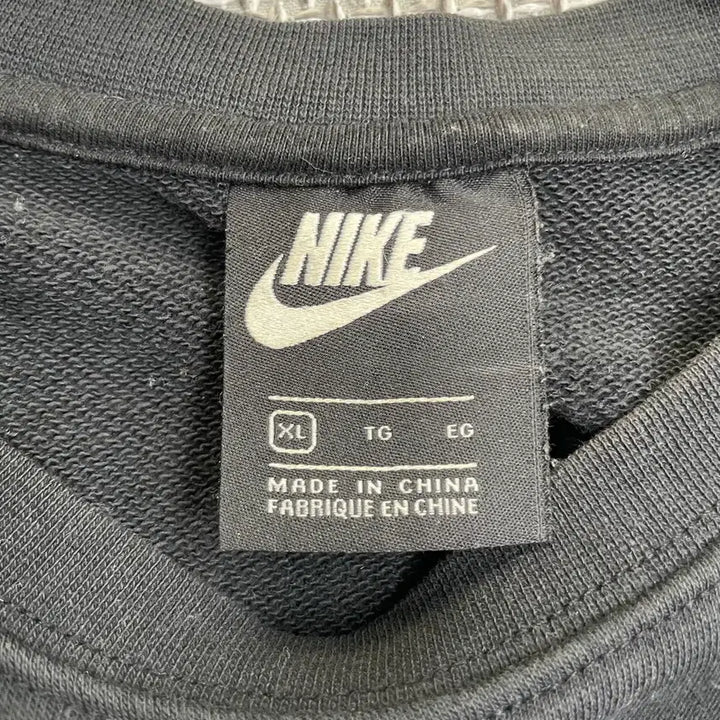 [BUNJANG] Nike Black Crewneck T-shirt / 나이키 블랙 맨투맨 티셔츠