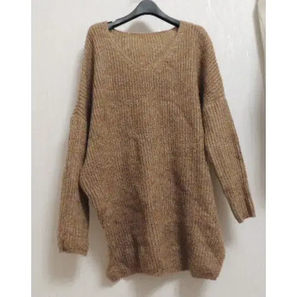 [BUNJANG] Loose Fit Knit Top / 컬러 멋지고 보들한 촉감이 너무 좋은 루즈핏 니트