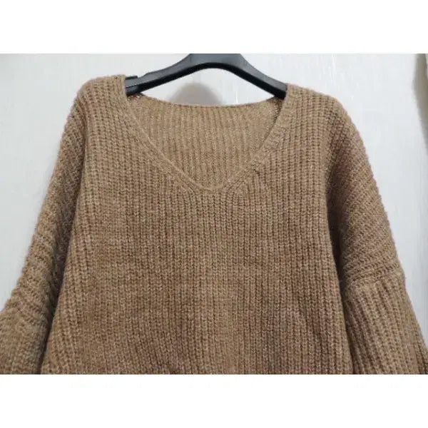 [BUNJANG] Loose Fit Knit Top / 컬러 멋지고 보들한 촉감이 너무 좋은 루즈핏 니트