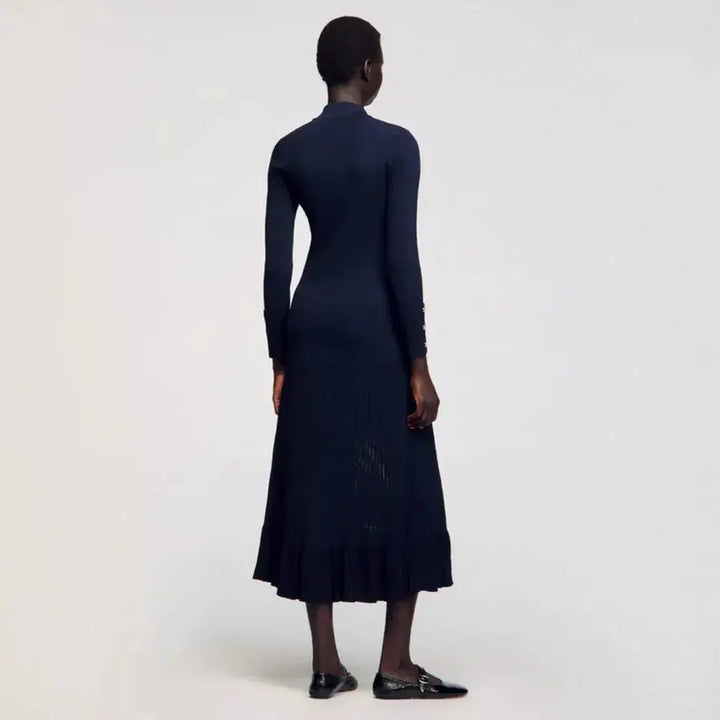 [BUNJANG] Sandro Knit Long Dress / 산드로 니트 롱 원피스[정품/36/새상품]