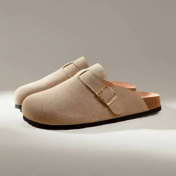 [BUNJANG] UGG Boston Style Suede Slippers / 새상품 UGG 보스턴 스타일 슬리퍼 235