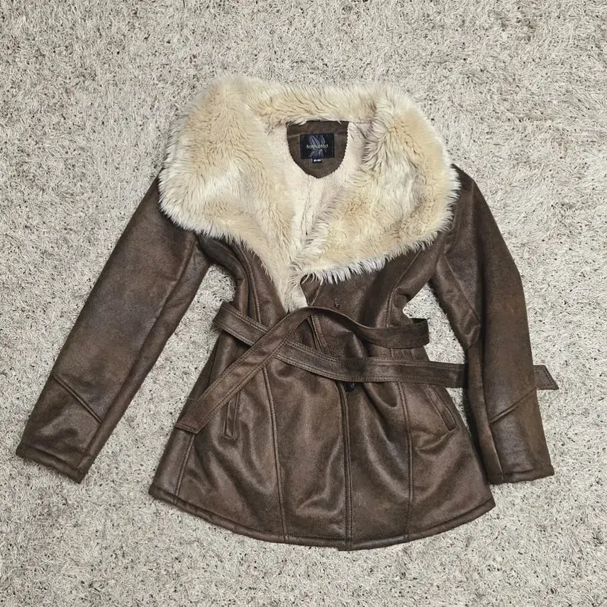 [BUNJANG] Rothschild Leather Mustang Jacket / Rothschild 가죽무스탕