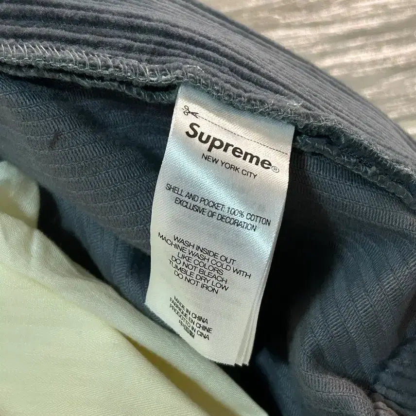 [BUNJANG] Supreme Goodenough Corduroy Military Pants / 슈프림 굿이너프 코듀로이 팬츠 그레이 34