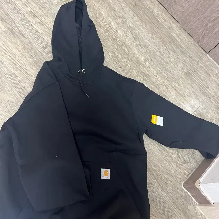 [BUNJANG] Carhartt Loose Fit Hoodie (Black) / 칼하트 루즈핏 후드티 (블랙)