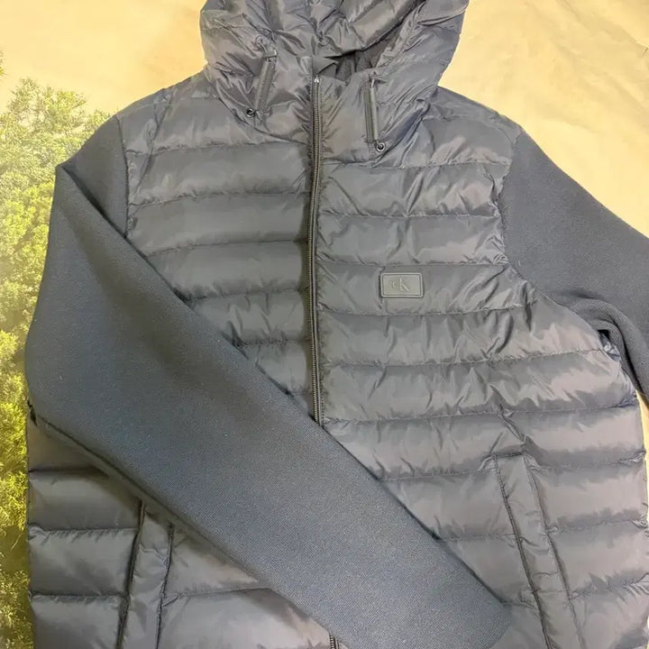 [BUNJANG] Calvin Klein Hybrid Knit Padded Jacket / 켈빈클라인 CK 하이브리드 패딩(니트 패딩)