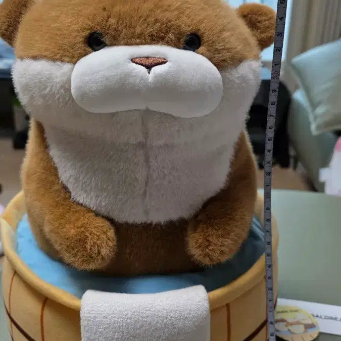 [BUNJANG] Uso Uso Jjang Hot Spring Otter Plush Toy / 댕댕이 분양합니다. 귀여운 우소우소짱 온천 수달 .새상품