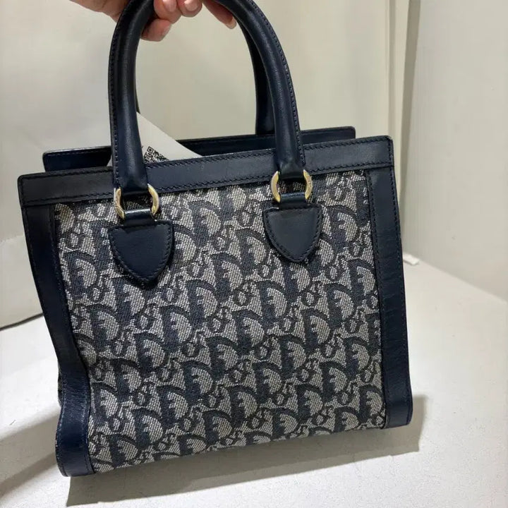 [BUNJANG] Dior Oblique Dot Tote Bag / 디올 오블리크 도트백