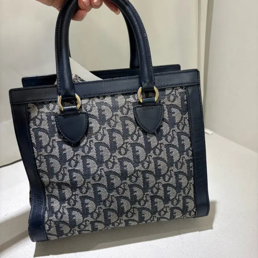 [BUNJANG] Dior Oblique Dot Tote Bag / 디올 오블리크 도트백