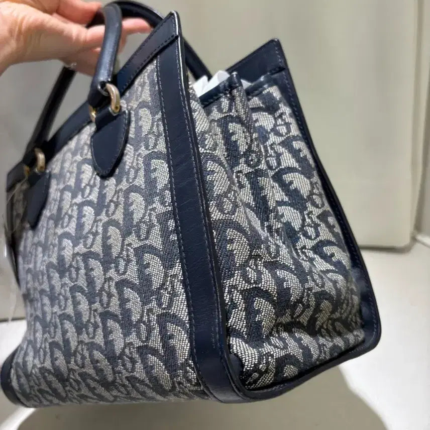 [BUNJANG] Dior Oblique Dot Tote Bag / 디올 오블리크 도트백