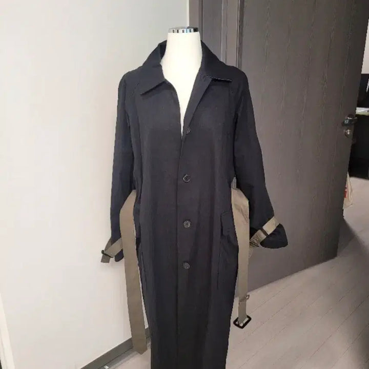 [BUNJANG] Journal Adams Color Block Trench Coat / [Journal Adams] 배색 포인트 트렌치코트