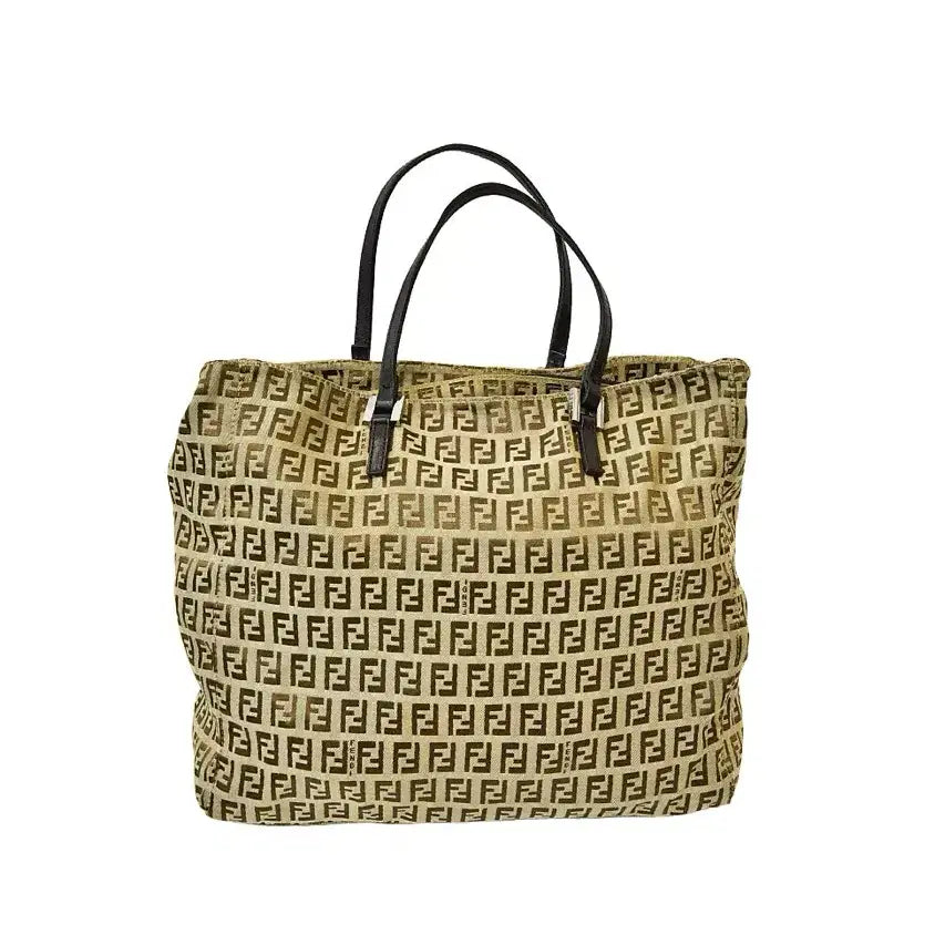 [BUNJANG] Fendi Zucchino Canvas Tote Bag / 펜디 주키노 캔버스 토트백(정품)