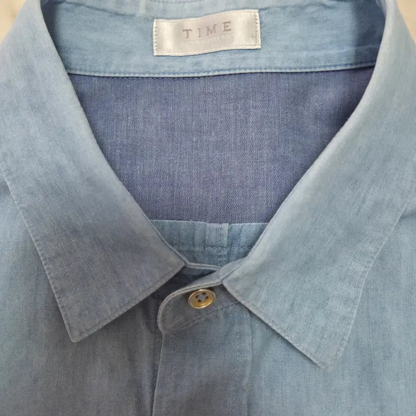 [BUNJANG] Time Homme Color Block Shirt / 타임옴므 배색 셔츠