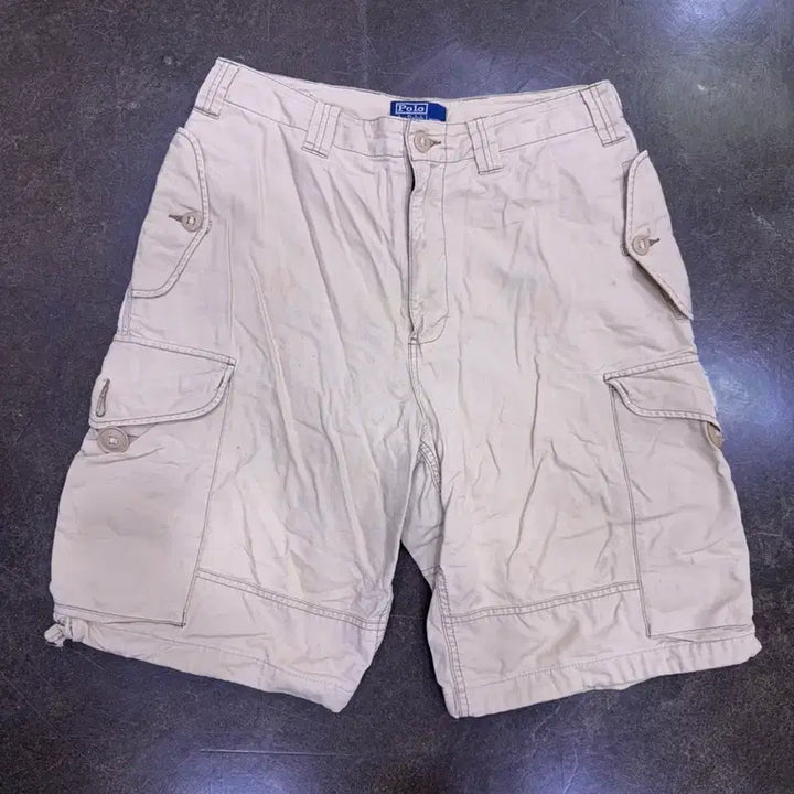 [BUNJANG] Polo Ralph Lauren Bermuda Cargo Shorts Sand Beige 30 / 폴로 랄프로렌 버뮤다 카고팬츠 반바지 샌드 베이지 30