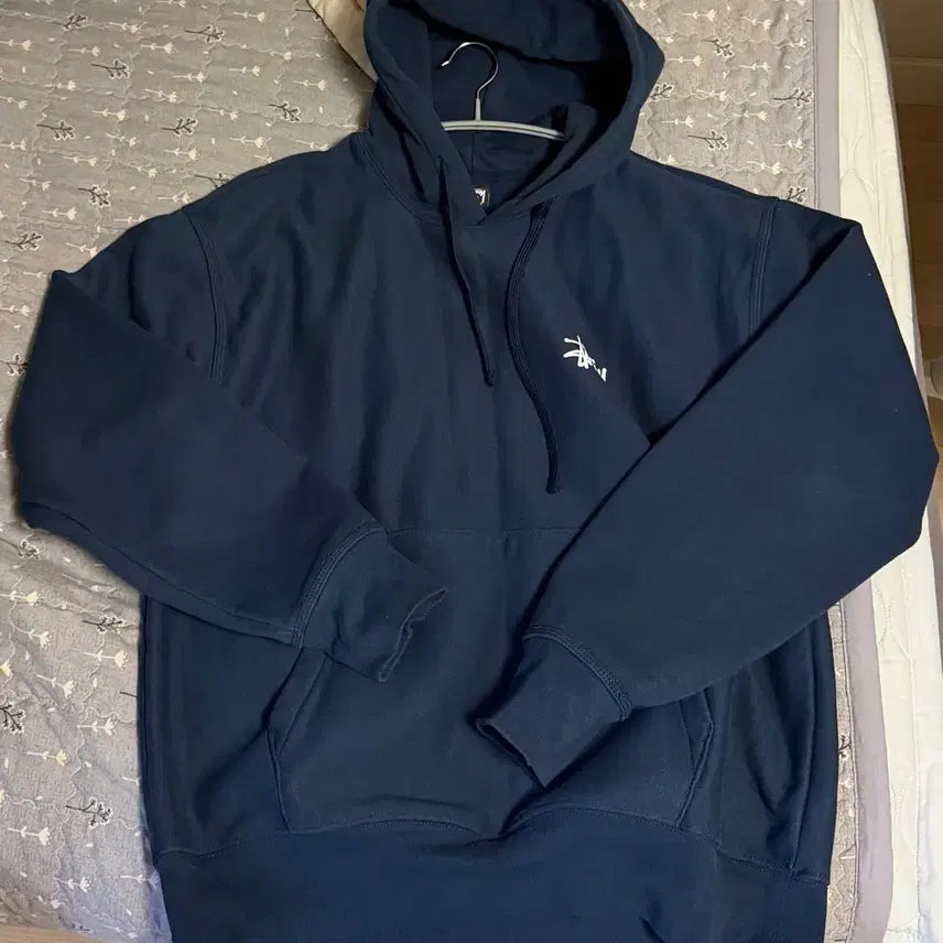 [BUNJANG] Stussy Hoodie M Navy / 스투시 후드티 M 네이비