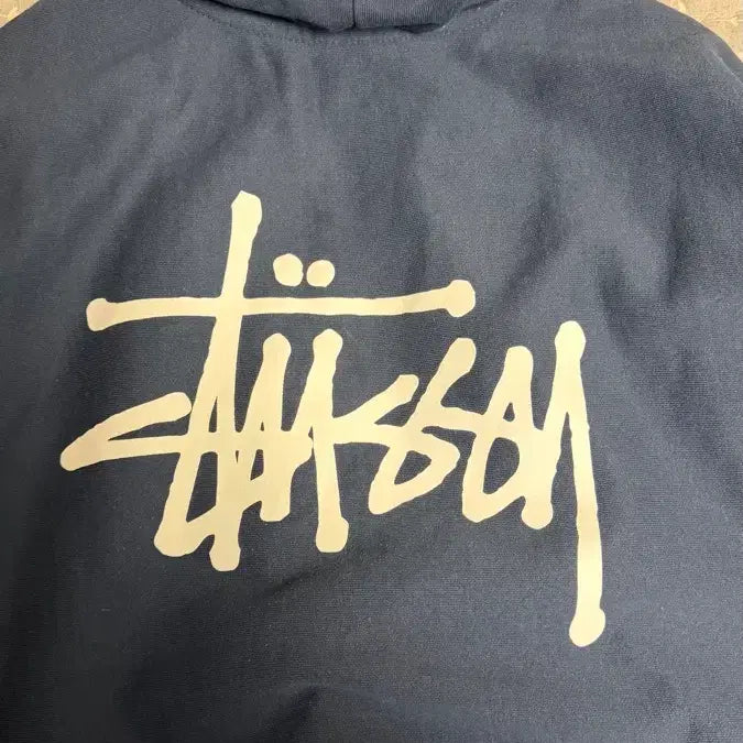 [BUNJANG] Stussy Hoodie M Navy / 스투시 후드티 M 네이비