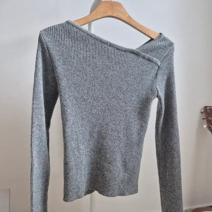 [BUNJANG] Ourcommos 1526 Knit Melange Gray / 아워코모스 1526 니트 멜란지그레이