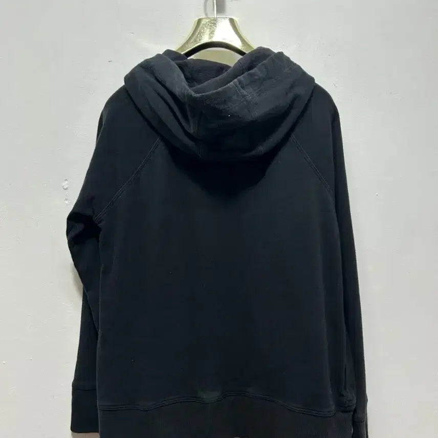 [SOLD OUT] DKNY 블랙 로고 후드집업 XS