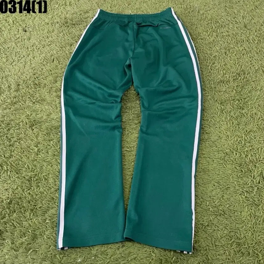 [BUNJANG] Adidas Three Stripes Training Pants Green / 아디다스 삼선 트레이닝 바지 그린