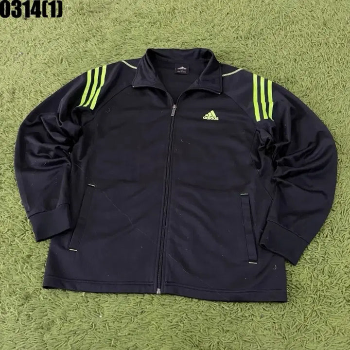 [BUNJANG] Adidas Vintage Jersey Zip-Up / 아디다스져지집업